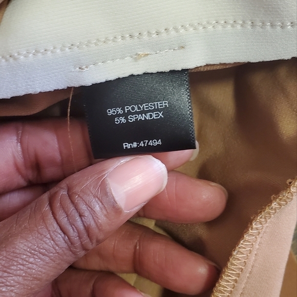 Norma Kamali Striped Stretch Jersey Track Jacket Tan Long Sleeve Size Meduim - Picture 5 of 5